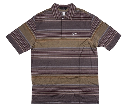 2000s Tiger Woods Tournament Worn Nike Golf Shirt (MEARS & UDA)